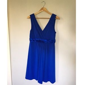 David’s Bridal Horizon Blue Bridesmaid Dress